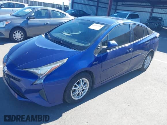 2016 Toyota Prius Two with VIN JTDKBRFU0G3513615, listed as a IAAI auction lot 43544796 with 282,620 mi miles and . Bid and sale history available at DreamBid. Image 2.