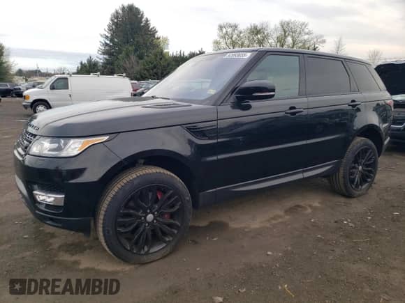 2017 Land Rover Range Rover Sport z VIN SALWR2FE5HA146424, wystawiony jako Copart lot #52893655 z przebiegiem 62 561 mil mil oraz Szkoda całkowita • Salvage title. Historia ofert i sprzedaży dostępna na DreamBid. Obrazek 1.