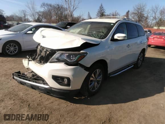 2019 Nissan Pathfinder SV z VIN 5N1DR2MM8KC621628, wystawiony jako IAAI lot #41785695 z przebiegiem 55 003 mil mil oraz . Historia ofert i sprzedaży dostępna na DreamBid. Obrazek 17.