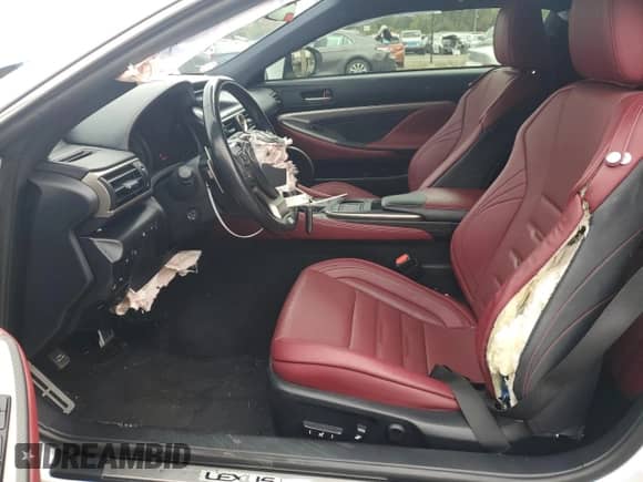 2017 Lexus RC 350 with VIN JTHSE5BC0H5007994, listed as a Copart auction lot 73012294 with 55,519 mi miles and Salvage title. Bid and sale history available at DreamBid. Image 7.