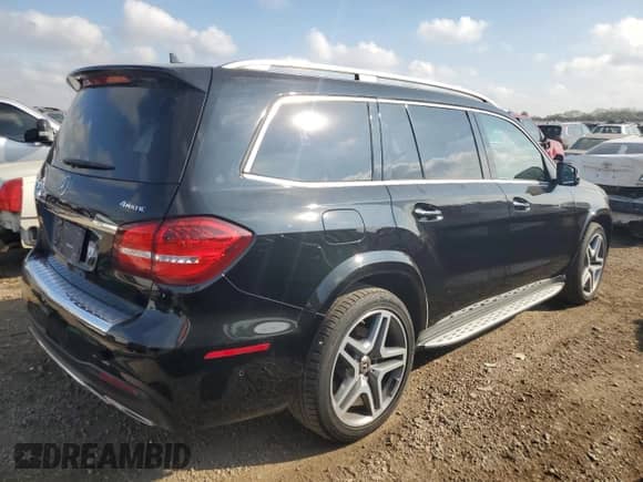 2017 Mercedes-Benz GLS 550 z VIN 4JGDF7DE9HA946923, wystawiony jako Copart lot #82402825 z przebiegiem 54 208 mil mil oraz Szkoda całkowita • Salvage title. Historia ofert i sprzedaży dostępna na DreamBid. Obrazek 3.