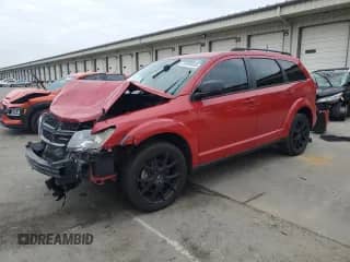 2019 Dodge Journey SE with VIN 3C4PDCBB3KT701673, listed as a Copart auction lot 69993405 with 118,520 mi miles and Salvage title. Bid and sale history available at DreamBid. Image 1.