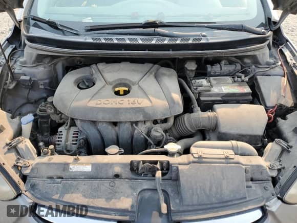 2012 Hyundai Elantra GLS z VIN 5NPDH4AE7CH120607, wystawiony jako Copart lot #71536165 z przebiegiem 257 464 mil mil oraz Szkoda całkowita • Salvage title. Historia ofert i sprzedaży dostępna na DreamBid. Obrazek 11.