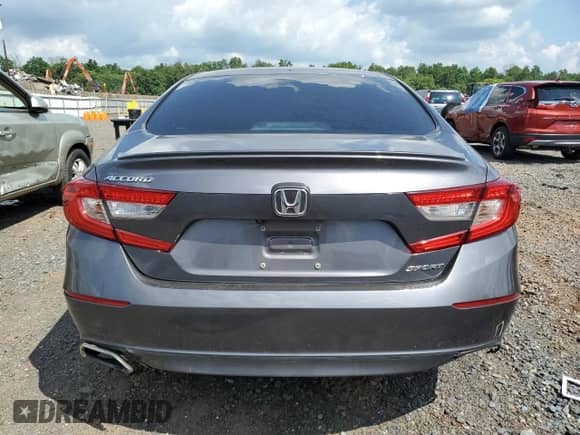 2019 Honda Accord Sport with VIN 1HGCV1F37KA002395, listed as a Copart auction lot 63877475 with 162,037 mi miles and Salvage title. Bid and sale history available at DreamBid. Image 6.