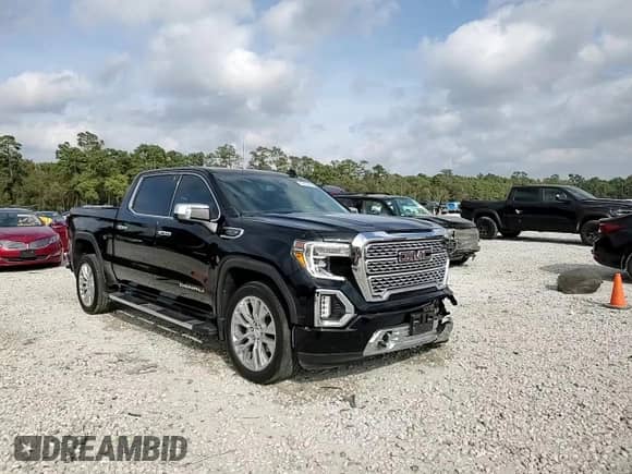 2021 GMC Sierra 1500 Denali with VIN 3GTP8FED9MG295106, listed as a Copart auction lot 82655694 with 45,232 mi miles and Salvage title. Bid and sale history available at DreamBid. Image 14.