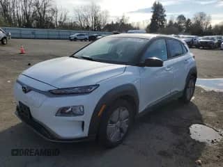 2021 Hyundai Kona SEL with VIN KM8K23AG5MU128826, listed as a Copart auction lot 50081615 with 45,456 mi miles and Salvage title. Bid and sale history available at DreamBid. Image 1.
