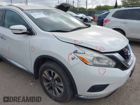 2017 Nissan Murano S with VIN 5N1AZ2MG7HN169696, listed as a IAAI auction lot 43514941 with 114,066 mi miles and . Bid and sale history available at DreamBid. Image 17.