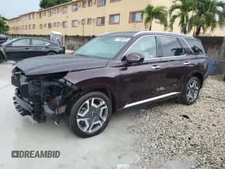 2024 Hyundai Palisade Calligraphy с VIN KM8R74GE3RU688654, выставлен на аукционе Copart как лот 71906025 с пробегом 30 202 миль миль и Списание • Salvage title. История ставок и продаж доступна на DreamBid. Изображение 1.