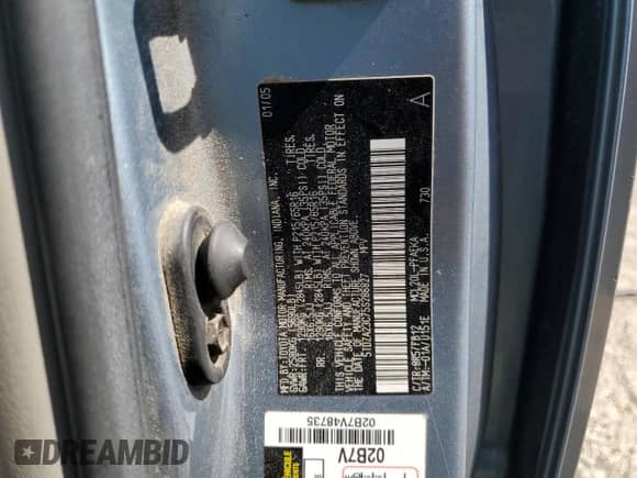 2005 Toyota Sienna CE с VIN 5TDZA23C75S286827, выставлен на аукционе Copart как лот 71127395 с пробегом 250 849 миль миль и Списание • Salvage title. История ставок и продаж доступна на DreamBid. Изображение 13.