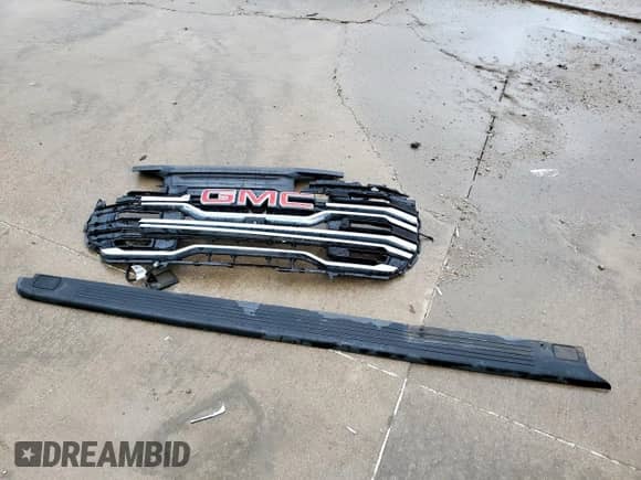 2022 GMC Sierra 1500 SLT with VIN 3GTUUDED7NG519851, listed as a Copart auction lot 60278625 with 50,610 mi miles and Salvage title. Bid and sale history available at DreamBid. Image 12.