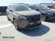 2023 Nissan Pathfinder Platinum with VIN 5N1DR3DH5PC261041, listed as a IAAI auction lot 41996221 with 34,530 mi miles and . Bid and sale history available at DreamBid. Image 1.