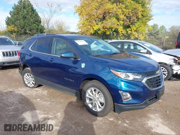 2019 Chevrolet Equinox LT with VIN 2GNAXKEV0K6239226, listed as a IAAI auction lot 43469471 with 32,747 mi miles and . Bid and sale history available at DreamBid. Image 1.