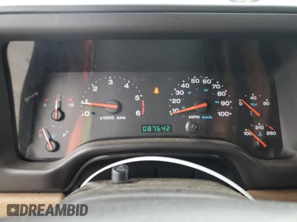 2001 Jeep Wrangler Sahara z VIN 1J4FA59S21P349009, wystawiony jako Copart lot #64310995 z przebiegiem 87 642 mil mil oraz Czysty tytuł • Clean title. Historia ofert i sprzedaży dostępna na DreamBid. Obrazek 9.