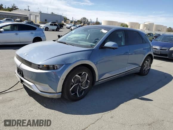 2024 Hyundai Ioniq 5 Limited z VIN KM8KR4DE7RU343689, wystawiony jako Copart lot #81124075 z przebiegiem 7 874 mil mil oraz Szkoda całkowita • Salvage title. Historia ofert i sprzedaży dostępna na DreamBid. Obrazek 1.