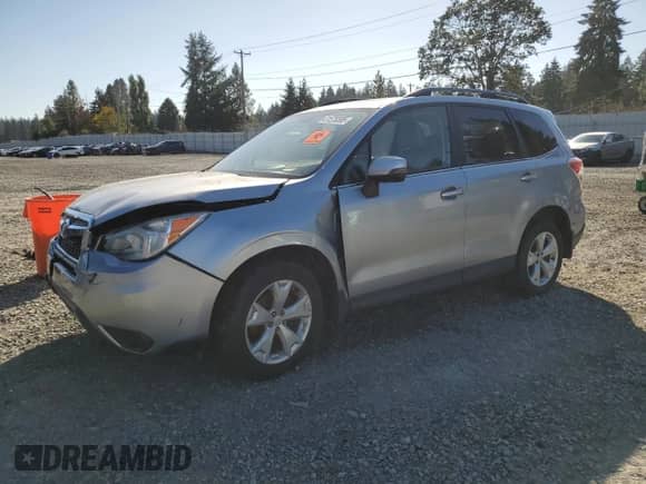 2014 Subaru Forester Touring with VIN JF2SJAPC7EH496940, listed as a Copart auction lot 81576585 with Not provided miles and Salvage title. Bid and sale history available at DreamBid. Image 1.