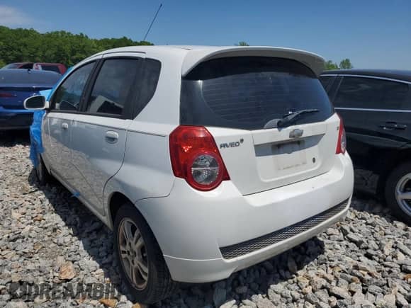 2011 Chevrolet Aveo 2LT with VIN KL1TG6DE4BB213890, listed as a Copart auction lot 52505565 with 157,464 mi miles and Salvage title. Bid and sale history available at DreamBid. Image 2.