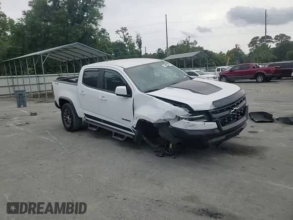 2020 Chevrolet Colorado 4WD ZR2 with VIN 1GCPTEE13L1154592, listed as a Copart auction lot 53695085 with 35,907 mi miles and Salvage title. Bid and sale history available at DreamBid. Image 13.