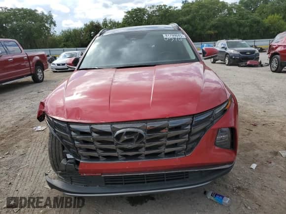 2022 Hyundai Tucson Limited with VIN 5NMJECAE2NH030576, listed as a Copart auction lot 81799045 with 26,435 mi miles and Salvage title. Bid and sale history available at DreamBid. Image 5.