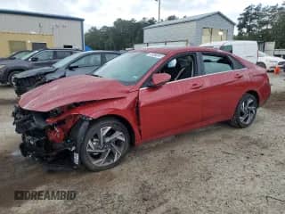 2025 Hyundai Elantra Limited with VIN KMHLN4DJ3SU154265, listed as a Copart auction lot 84041825 with 3,716 mi miles and Non repairable. Bid and sale history available at DreamBid. Image 1.