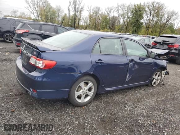 2011 Toyota Corolla S with VIN 2T1BU4EE8BC635114, listed as a Copart auction lot 86159335 with Not provided miles and Salvage title. Bid and sale history available at DreamBid. Image 3.