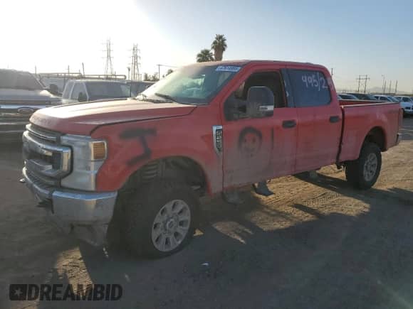 2022 Ford F-250 XL с VIN 1FT7W2BT8NEF59953, выставлен на аукционе Copart как лот 47614995 с пробегом 20 422 миль миль и Списание • Salvage title. История ставок и продаж доступна на DreamBid. Изображение 1.