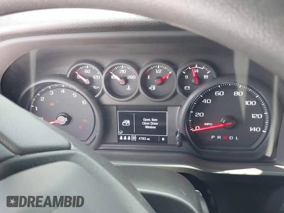 2025 Chevrolet Silverado 1500 z VIN 1GCRKBEK0SZ264681, wystawiony jako IAAI lot #42570981 z przebiegiem 4 783 mil mil oraz . Historia ofert i sprzedaży dostępna na DreamBid. Obrazek 7.