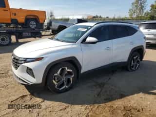 2023 Hyundai Tucson SEL with VIN 5NMJFCAE6PH287224, listed as a Copart auction lot 80291915 with 37,963 mi miles and Salvage title. Bid and sale history available at DreamBid. Image 1.