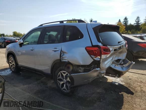 2021 Subaru Forester z VIN JF2SKEJC9MH546703, wystawiony jako Copart lot #80345195 z przebiegiem 159 854 mil mil oraz Szkoda całkowita • Salvage title. Historia ofert i sprzedaży dostępna na DreamBid. Obrazek 2.
