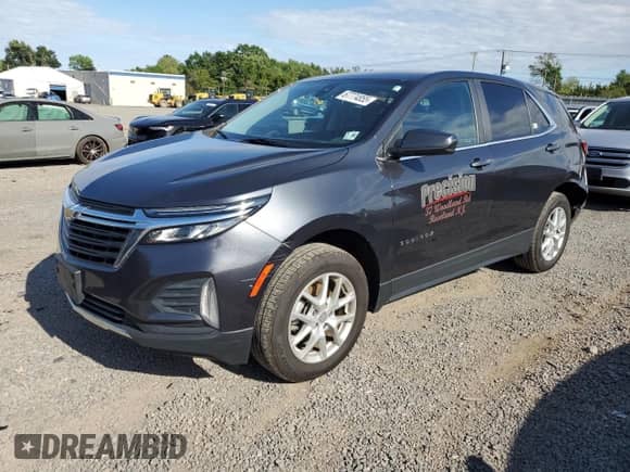 2023 Chevrolet Equinox LT с VIN 3GNAXUEG2PS149551, выставлен на аукционе Copart как лот 67774855 с пробегом 76 573 миль миль и Списание • Salvage title. История ставок и продаж доступна на DreamBid. Изображение 1.
