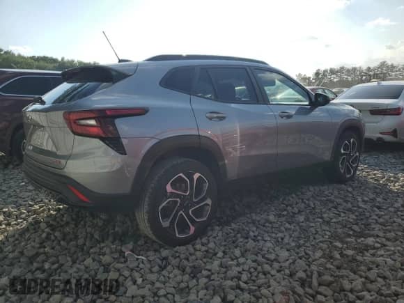 2025 Chevrolet Trax 2RS with VIN KL77LJEP8SC116305, listed as a Copart auction lot 65892785 with Not provided miles and Salvage title. Bid and sale history available at DreamBid. Image 3.