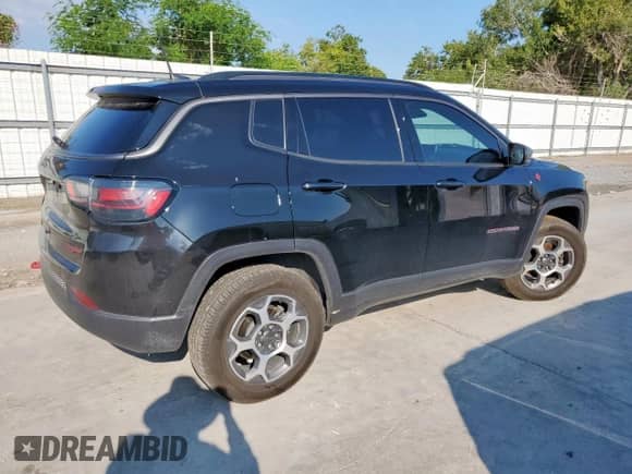 2022 Jeep Compass Trailhawk с VIN 3C4NJDDB4NT175674, выставлен на аукционе Copart как лот 84226745 с пробегом 84 923 миль миль и Списание • Salvage title. История ставок и продаж доступна на DreamBid. Изображение 3.