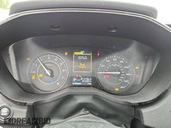2021 Subaru Impreza Premium with VIN 4S3GTAD66M3705383, listed as a Copart auction lot 67727205 with 50,365 mi miles and Salvage title. Bid and sale history available at DreamBid. Image 9.