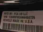 2022 Ram 1500 Big Horn with VIN 1C6RRFBG6NN468729, listed as a IAAI auction lot 41397769 with 52,553 mi miles and . Bid and sale history available at DreamBid. Image 9.