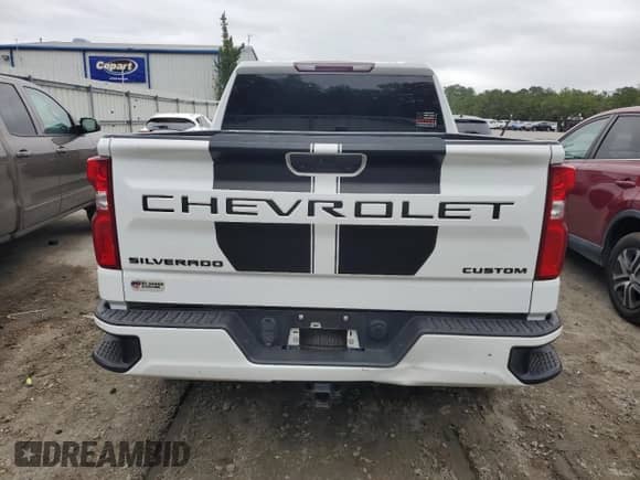 2021 Chevrolet Silverado 1500 Custom z VIN 1GCPWBEK4MZ248062, wystawiony jako Copart lot #86242255 z przebiegiem 124 564 mil mil oraz Czysty tytuł • Clean title. Historia ofert i sprzedaży dostępna na DreamBid. Obrazek 6.