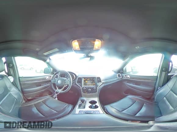 2017 Jeep Grand Cherokee Overland with VIN 1C4RJFCG0HC834375, listed as a Copart auction lot 85707185 with 138,240 mi miles and Salvage title. Bid and sale history available at DreamBid. Image 14.