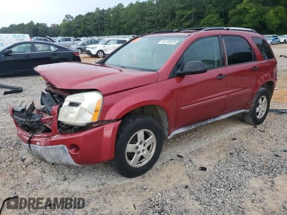 2005 Chevrolet Equinox LS z VIN 2CNDL13F756169442, wystawiony jako Copart lot #65712025 z przebiegiem 226 985 mil mil oraz Szkoda całkowita • Salvage title. Historia ofert i sprzedaży dostępna na DreamBid. Obrazek 1.