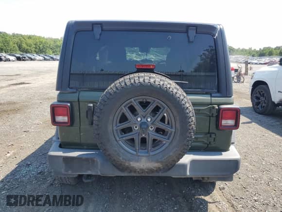 2024 Jeep Wrangler Sport with VIN 1C4PJXKN9RW169375, listed as a Copart auction lot 63098364 with 16,615 mi miles and Salvage title. Bid and sale history available at DreamBid. Image 6.