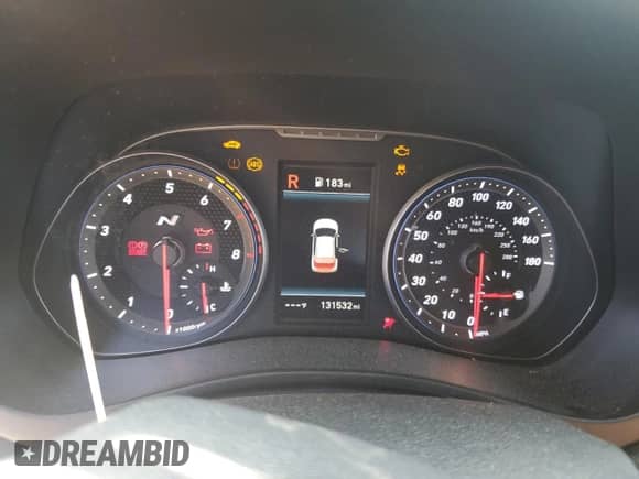 2019 Hyundai Veloster N with VIN KMHT36AH6KU002807, listed as a Copart auction lot 64609435 with 131,532 mi miles and Salvage title. Bid and sale history available at DreamBid. Image 9.