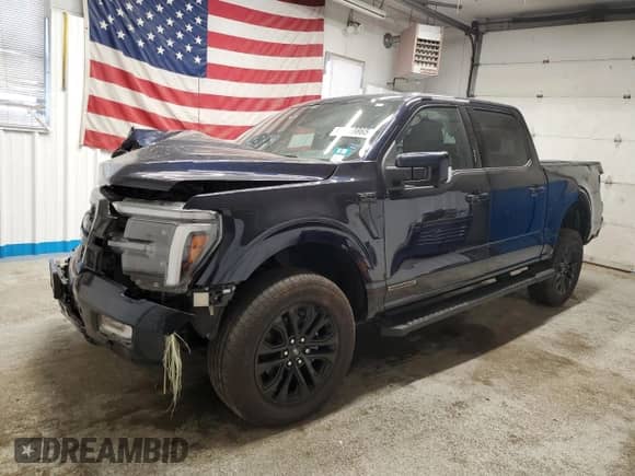 2024 Ford F-150 Lariat with VIN 1FTFW5LDXRFC09230, listed as a Copart auction lot 68919865 with 15,618 mi miles and Salvage title. Bid and sale history available at DreamBid. Image 1.