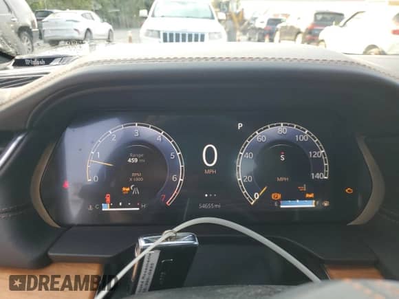 2021 Jeep Grand Cherokee Summit Reserve with VIN 1C4RJKEG5M8127629, listed as a Copart auction lot 71710115 with 54,655 mi miles and Salvage title. Bid and sale history available at DreamBid. Image 9.