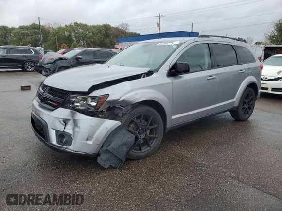 2017 Dodge Journey GT with VIN 3C4PDDEG4HT596759, listed as a Copart auction lot 82556275 with 115,383 mi miles and Salvage title. Bid and sale history available at DreamBid. Image 1.