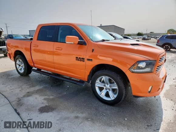 2017 Ram 1500 Sport with VIN 1C6RR7MT2HS574536, listed as a Copart auction lot 58733155 with 139,164 mi miles and Clean title. Bid and sale history available at DreamBid. Image 4.