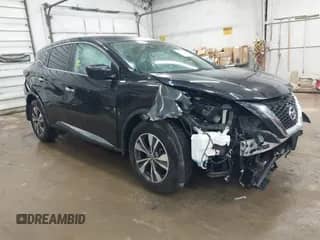 2021 Nissan Murano S with VIN 5N1AZ2AS5MC115750, listed as a IAAI auction lot 42279758 with 64,283 mi miles and . Bid and sale history available at DreamBid. Image 1.