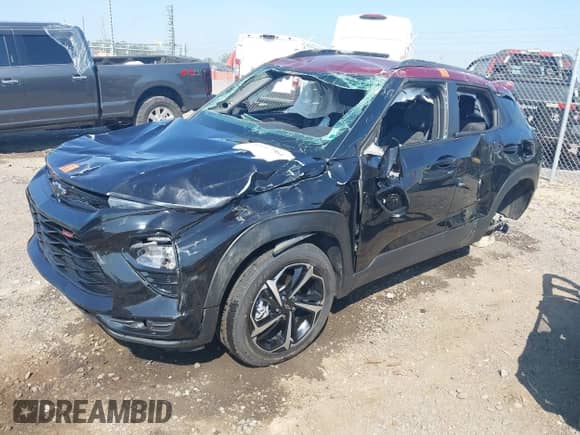 2022 Chevrolet TrailBlazer RS with VIN KL79MTSL0NB024277, listed as a IAAI auction lot 43207961 with 81,076 mi miles and . Bid and sale history available at DreamBid. Image 2.