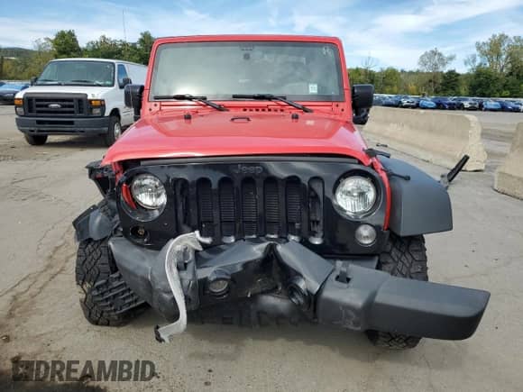 2016 Jeep Wrangler Willys Wheeler z VIN 1C4AJWAG0GL278079, wystawiony jako Copart lot #81261505 z przebiegiem 71 748 mil mil oraz Szkoda całkowita • Salvage title. Historia ofert i sprzedaży dostępna na DreamBid. Obrazek 5.