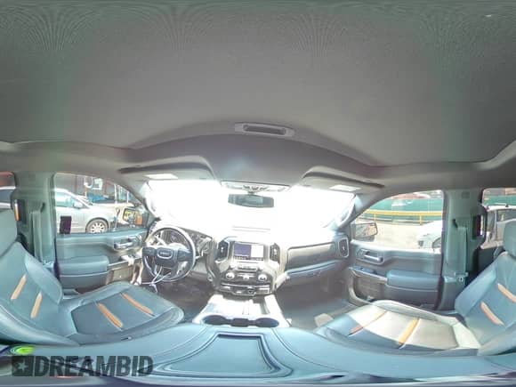 2022 GMC Sierra 1500 AT4 with VIN 1GTP9EEL1NZ233974, listed as a Copart auction lot 68958775 with 100,439 mi miles and Salvage title. Bid and sale history available at DreamBid. Image 14.