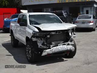 2023 Chevrolet Colorado 4WD Z71 with VIN 1GCPTDEK6P1211943, listed as a Copart auction lot 86479025 with 19,802 mi miles and Salvage title. Bid and sale history available at DreamBid. Image 1.