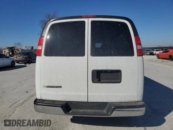 2019 Chevrolet Express Passenger LT with VIN 1GAZGPFG6K1288418, listed as a Copart auction lot 46890365 with 163,661 mi miles and Salvage title. Bid and sale history available at DreamBid. Image 6.