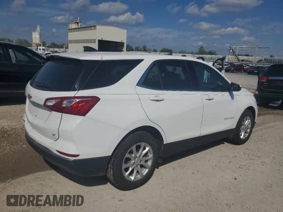 2020 Chevrolet Equinox LT с VIN 3GNAXJEVXLS739083, выставлен на аукционе Copart как лот 82068025 с пробегом 48 409 миль миль и Списание • Salvage title. История ставок и продаж доступна на DreamBid. Изображение 3.