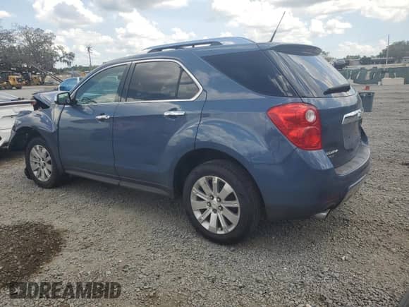 2011 Chevrolet Equinox LTZ with VIN 2CNFLGE52B6377868, listed as a Copart auction lot 58067055 with 122,463 mi miles and Salvage title. Bid and sale history available at DreamBid. Image 2.